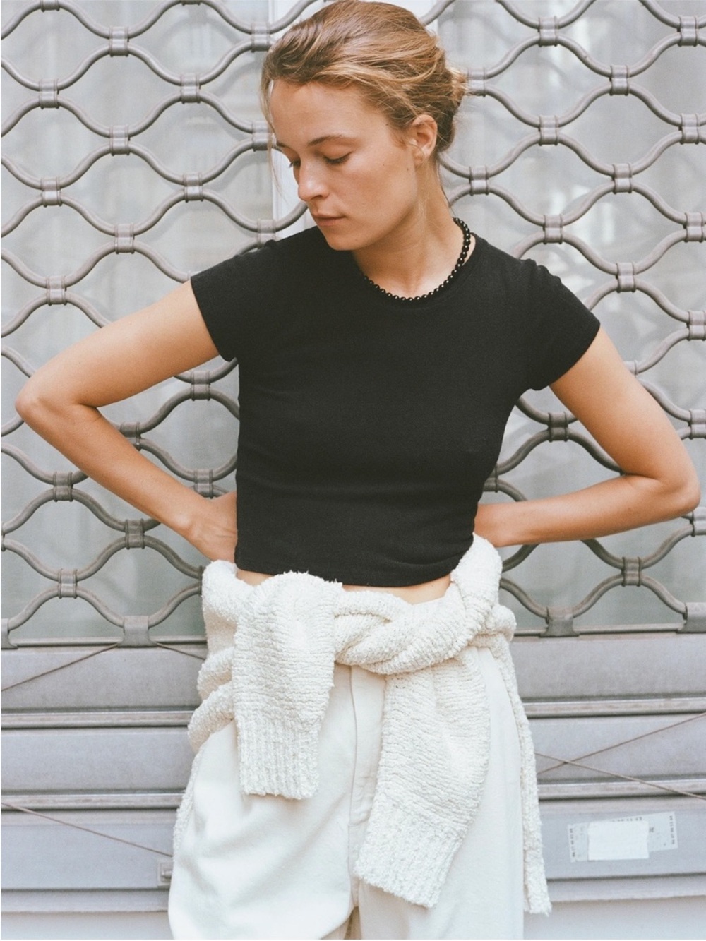Ozma Lou Tee in Black